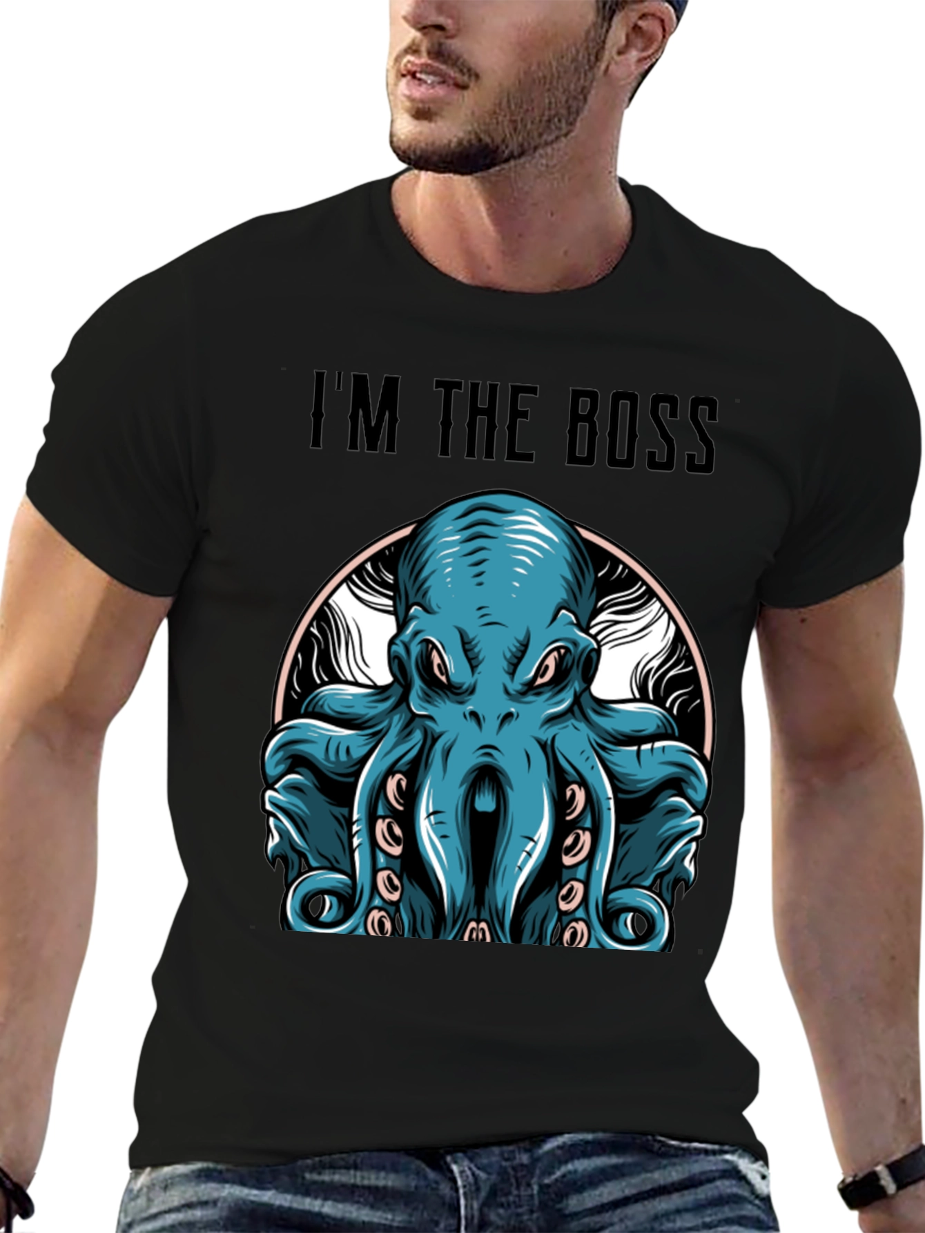 Im The Boss Octopus Graphic Tee