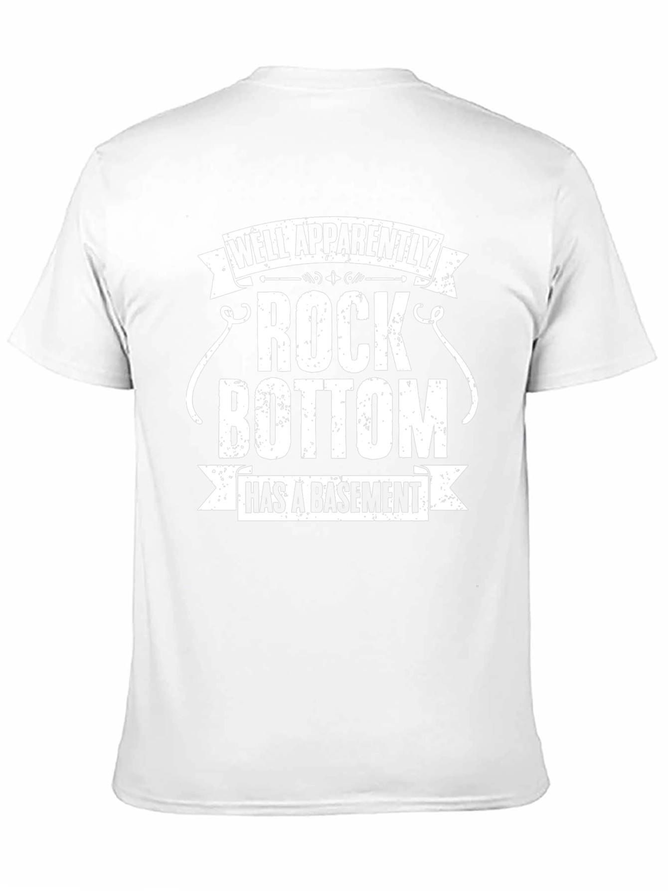 Rock Bottom Basement Novelty Graphic T-Shirt