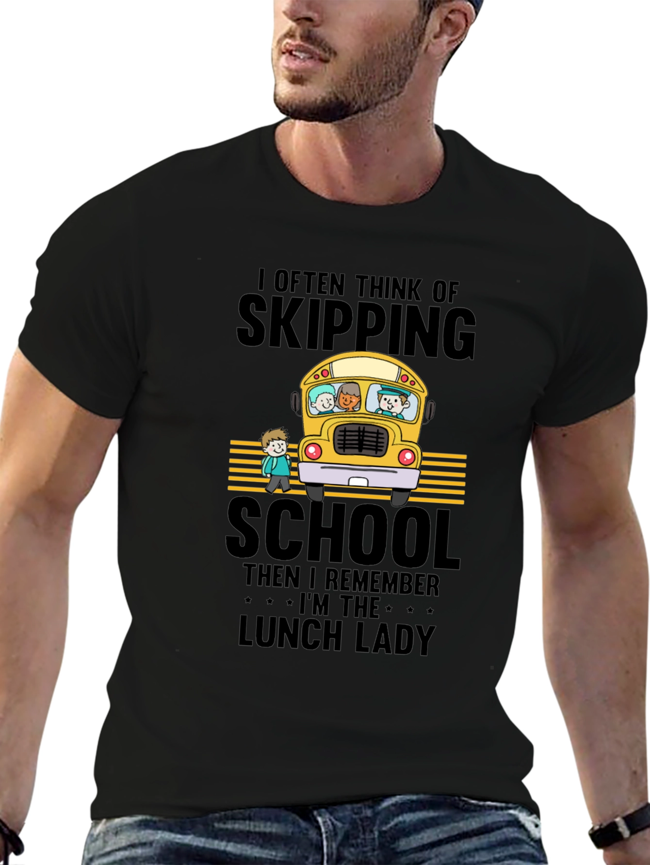 Lunch Lady School Bus T-Shirt