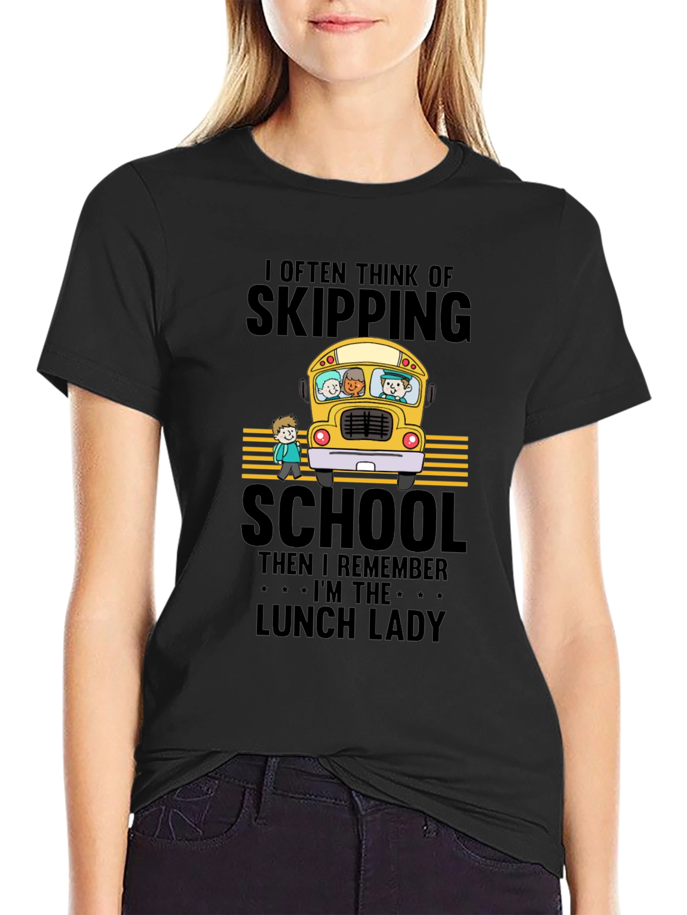 Lunch Lady School Bus T-Shirt