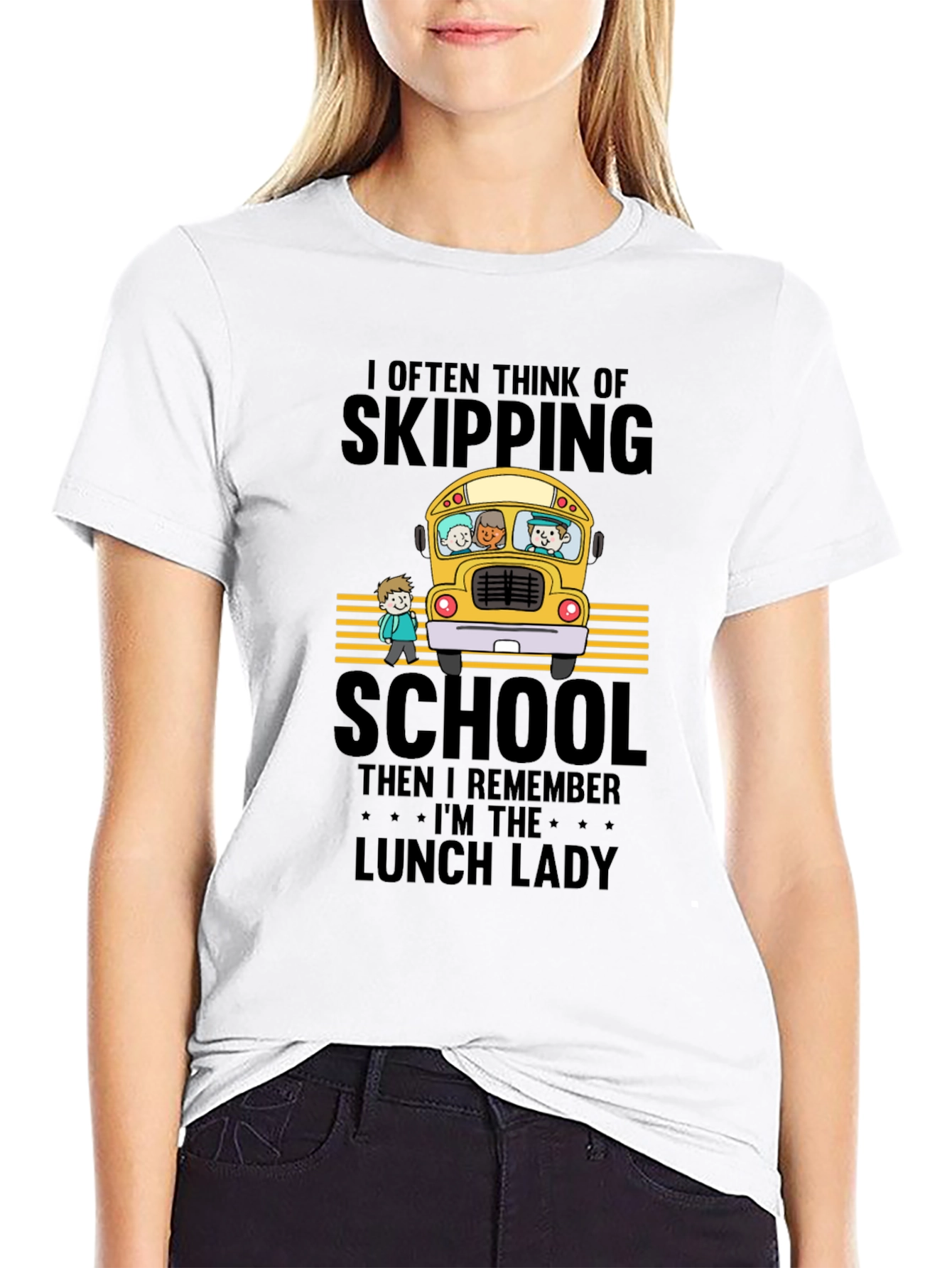 Lunch Lady School Bus T-Shirt