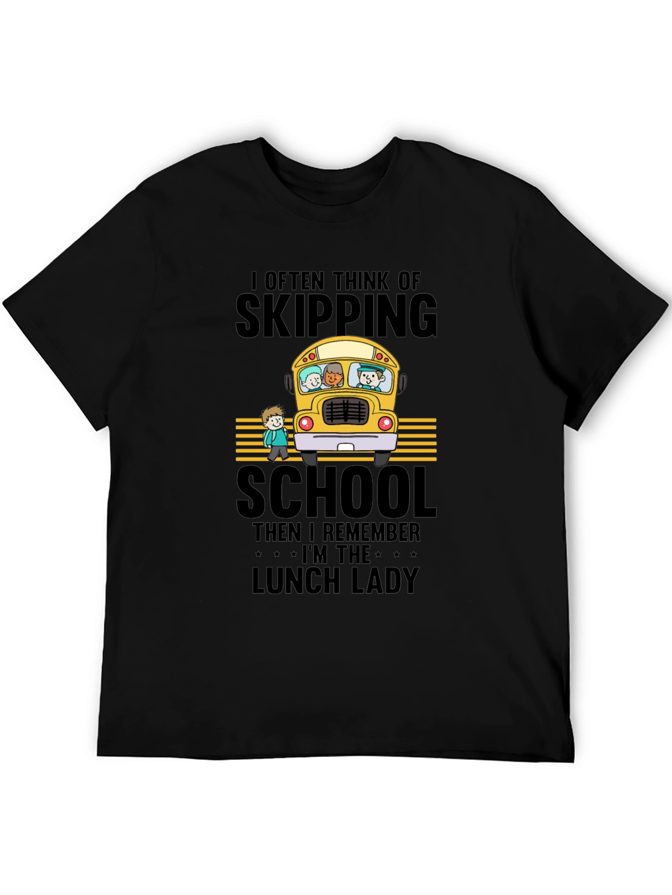 Lunch Lady School Bus T-Shirt