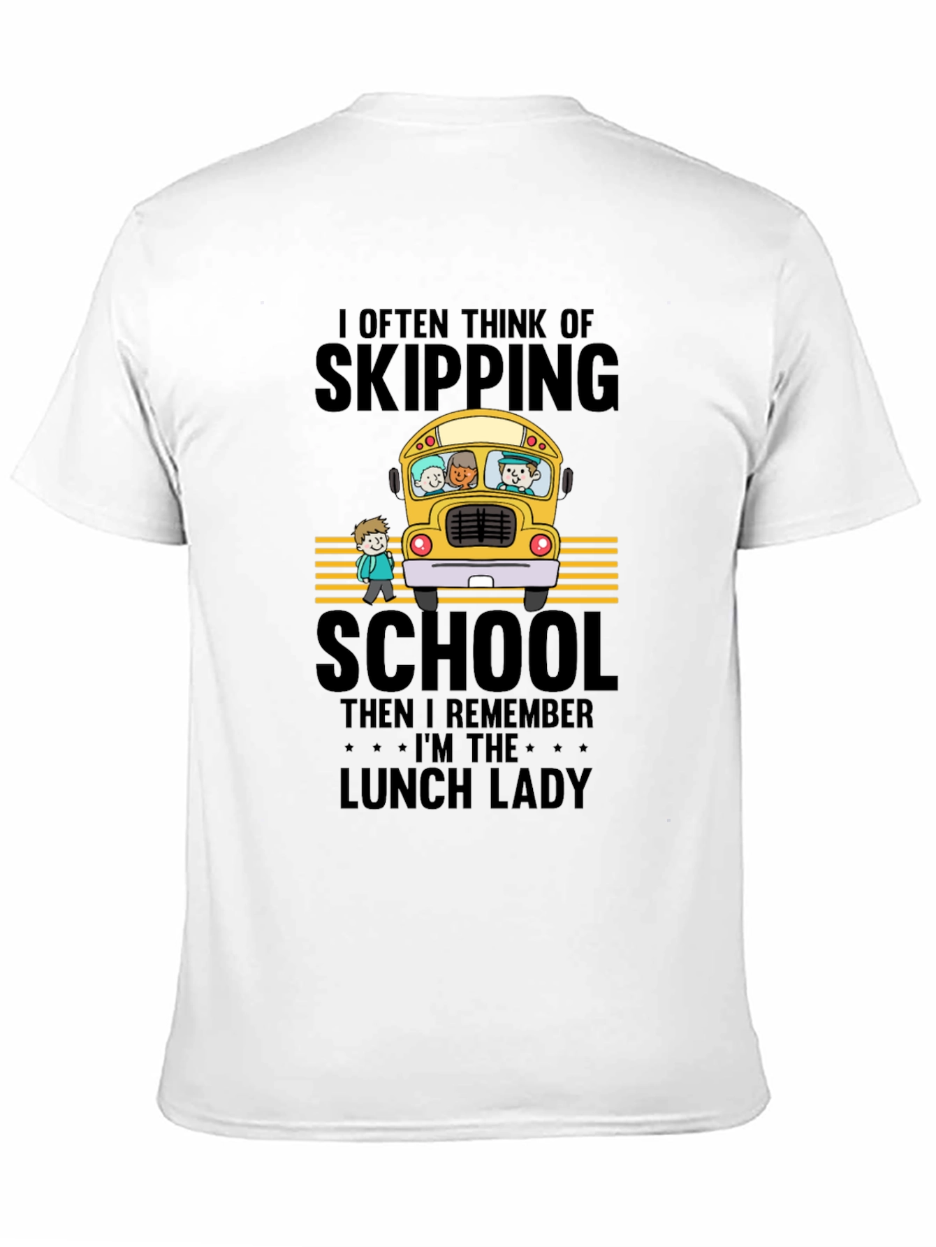 Lunch Lady School Bus T-Shirt