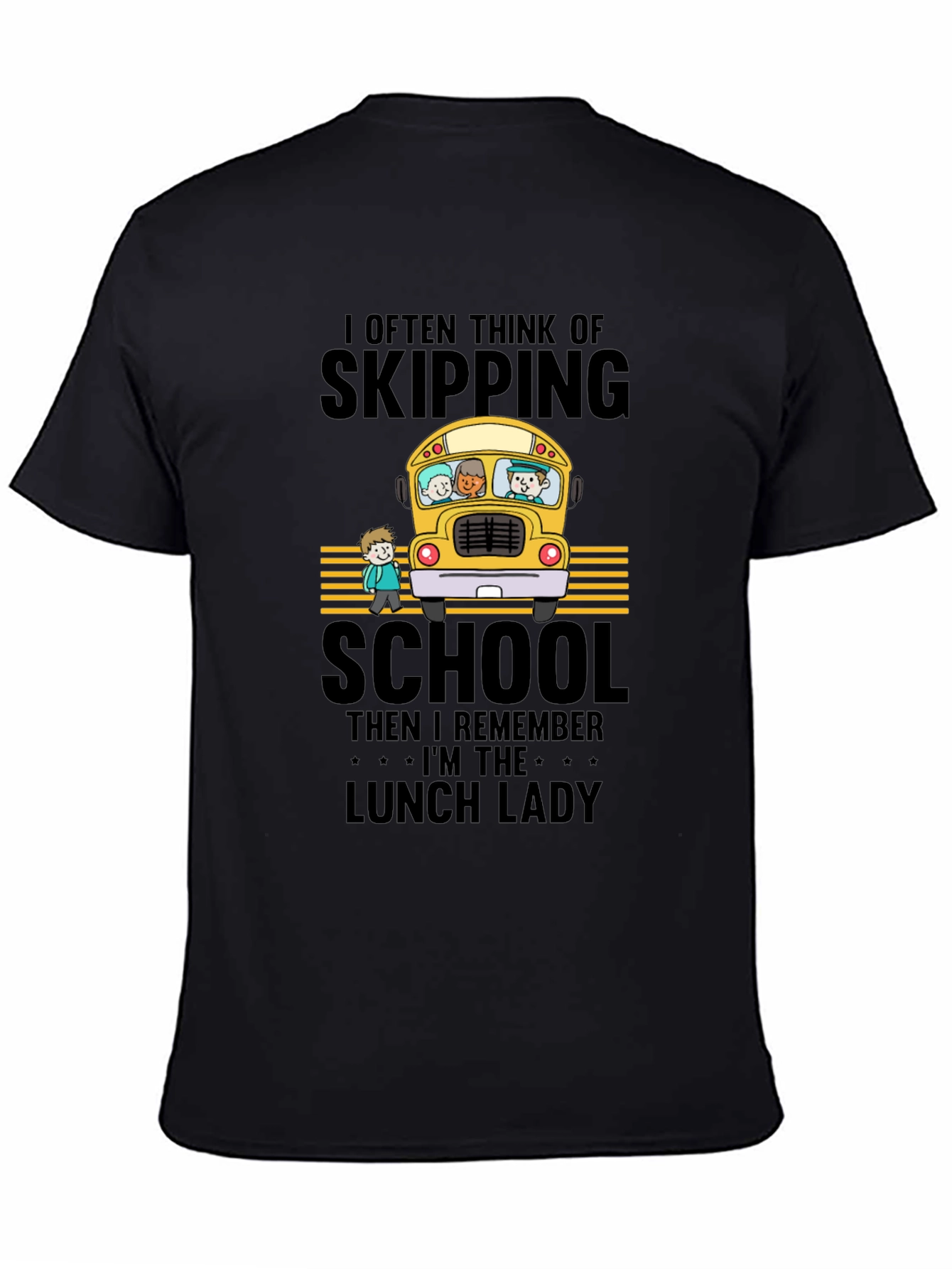 Lunch Lady School Bus T-Shirt