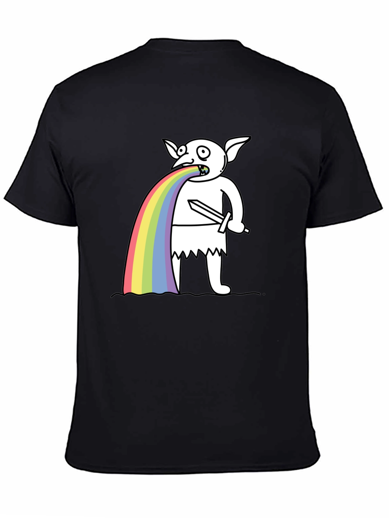 Rainbow Vomiting Goblin T-Shirt