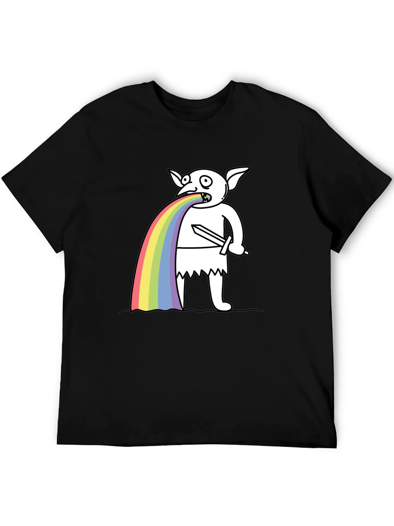 Rainbow Vomiting Goblin T-Shirt