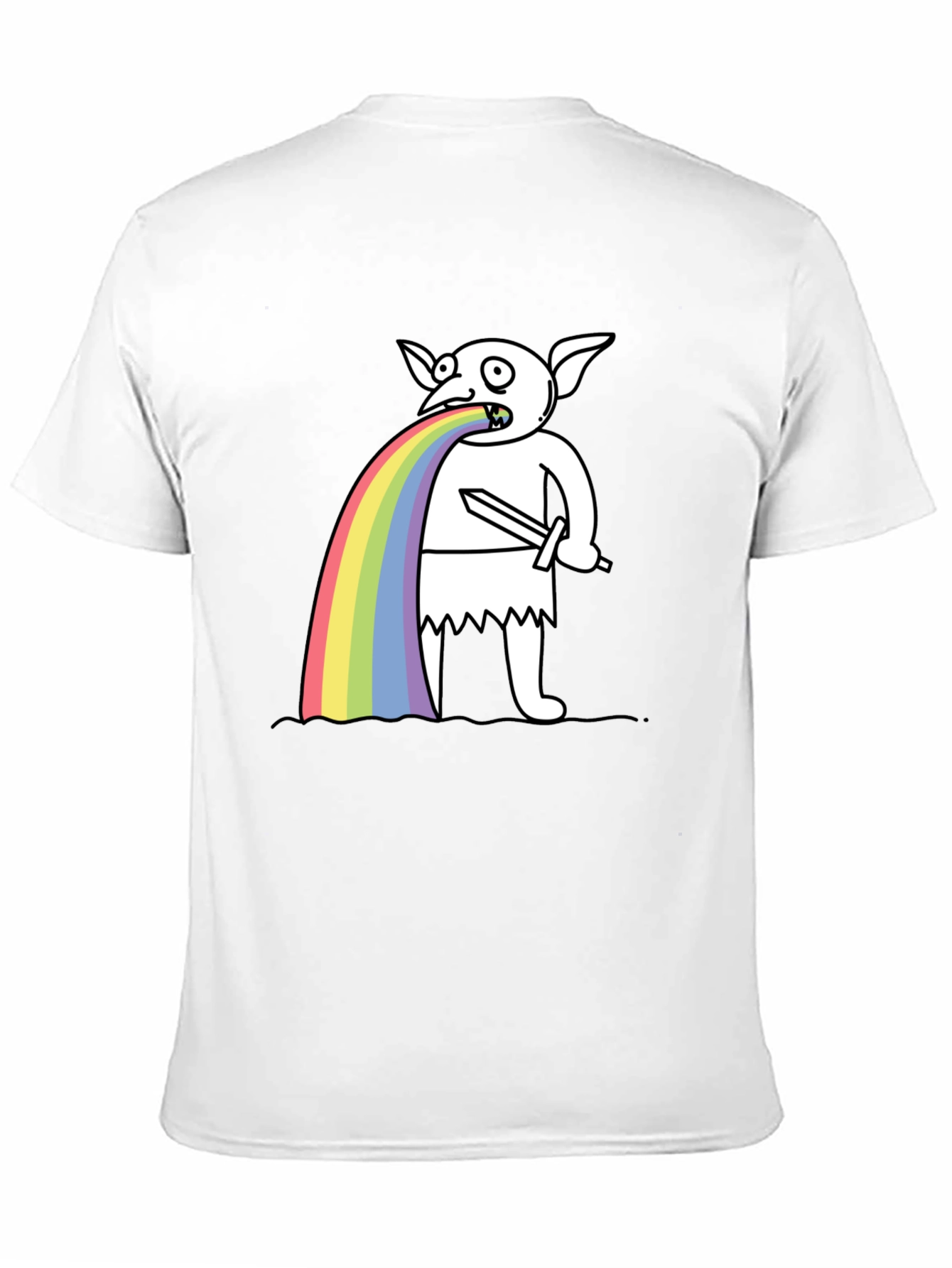 Rainbow Vomiting Goblin T-Shirt