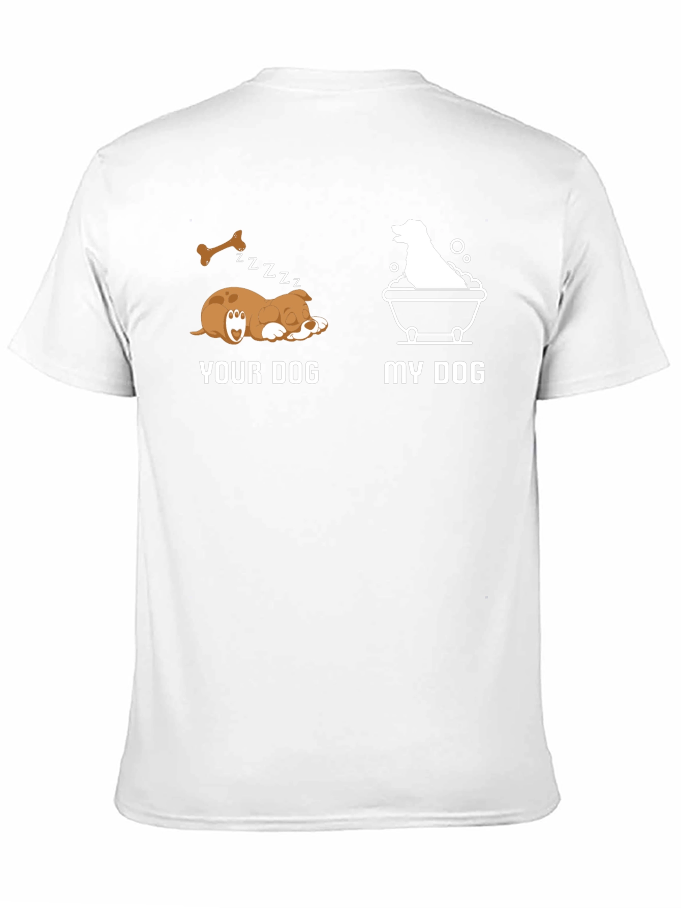 Funny Dog T-Shirt - Your Dog vs. My Dog