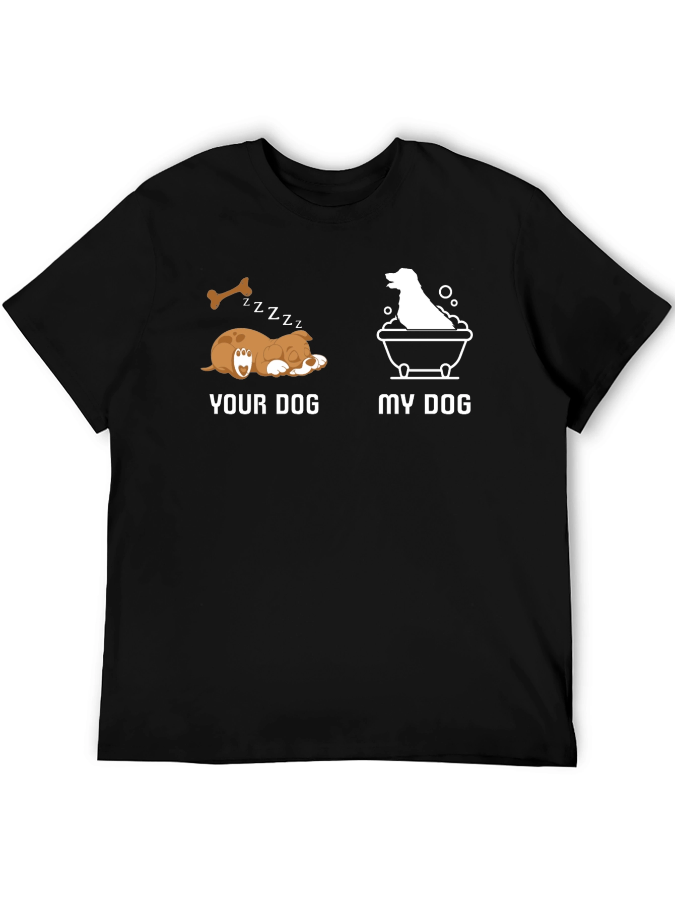 Funny Dog T-Shirt - Your Dog vs. My Dog