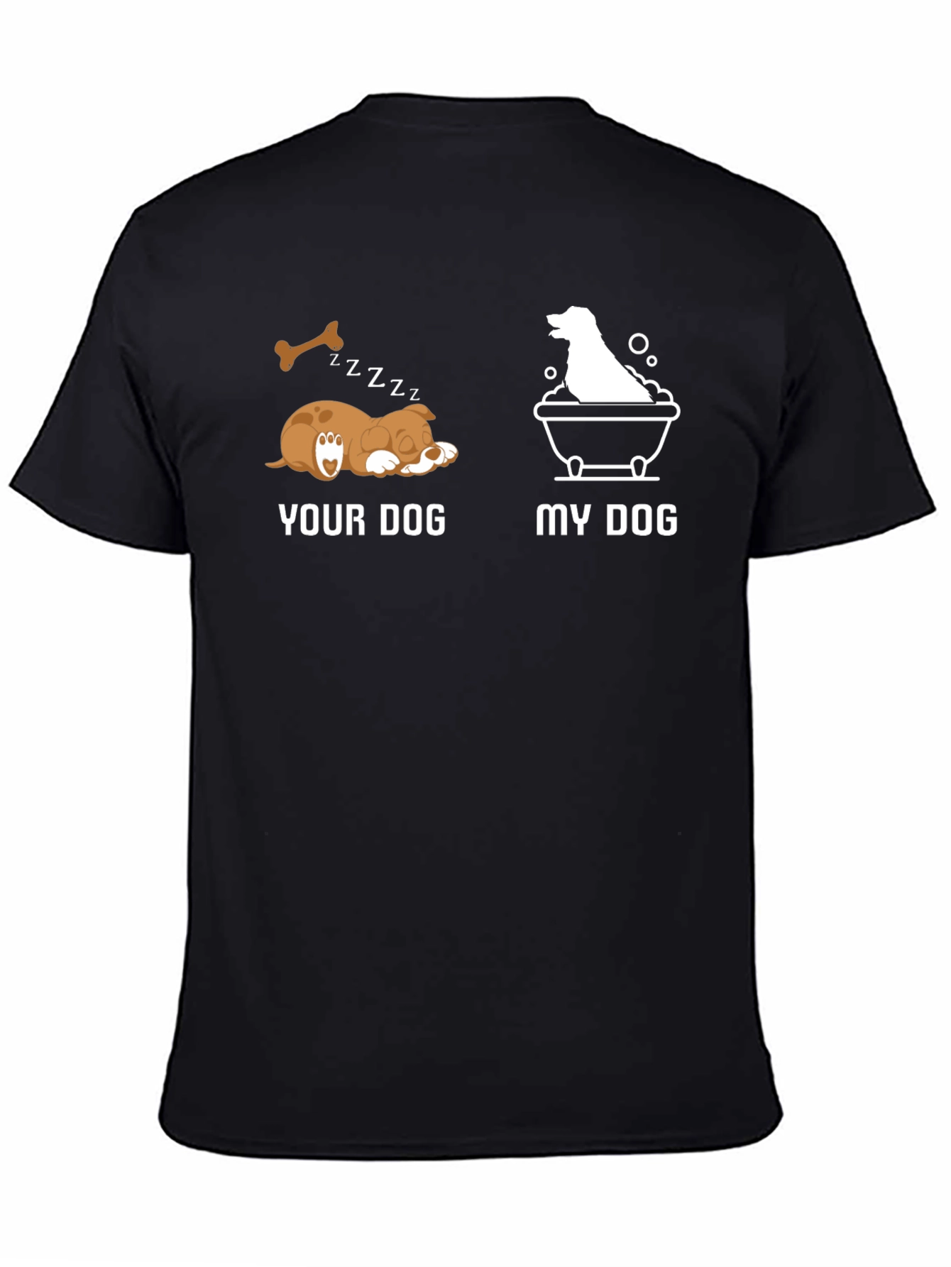 Funny Dog T-Shirt - Your Dog vs. My Dog