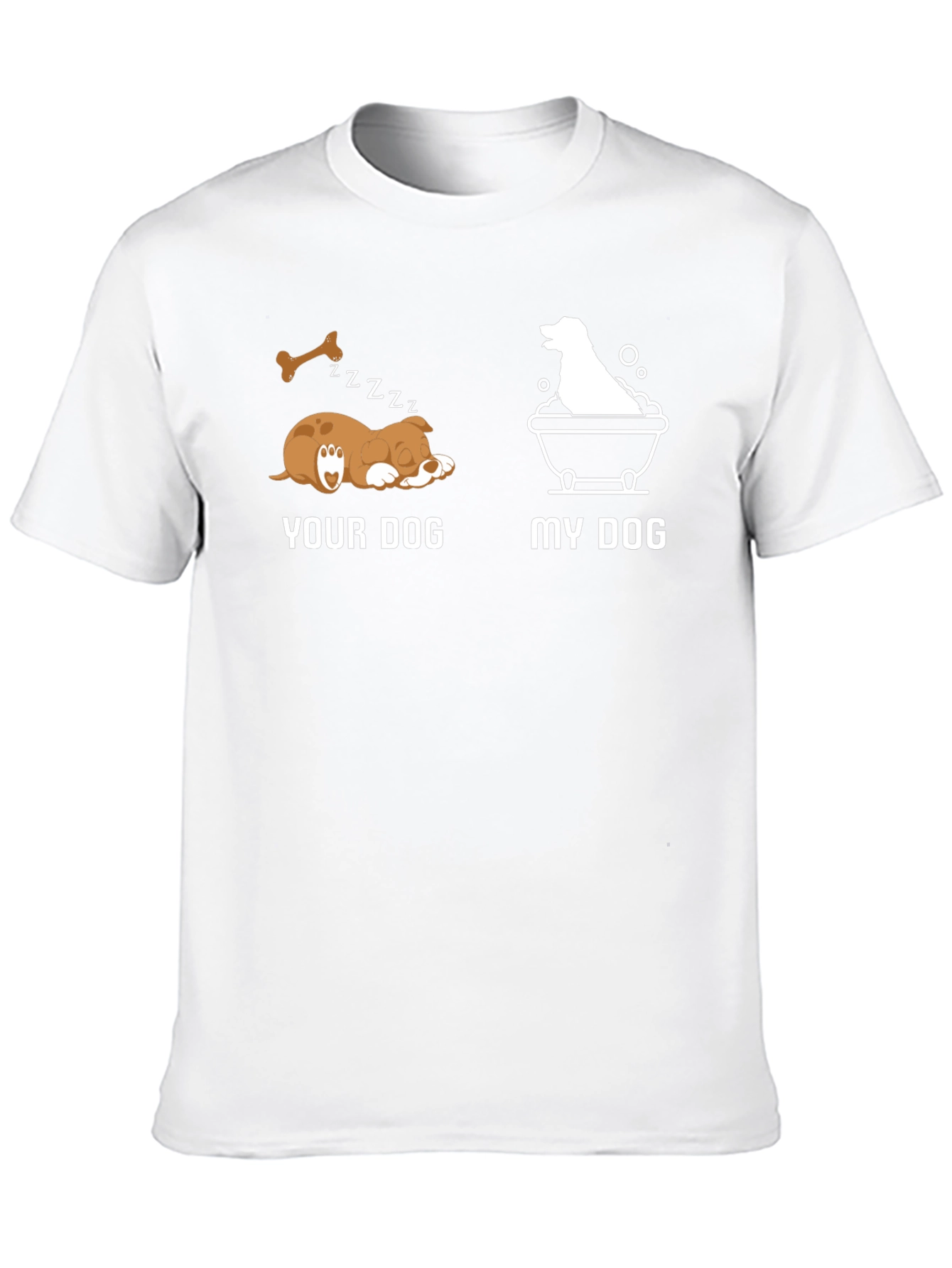 Funny Dog T-Shirt - Your Dog vs. My Dog