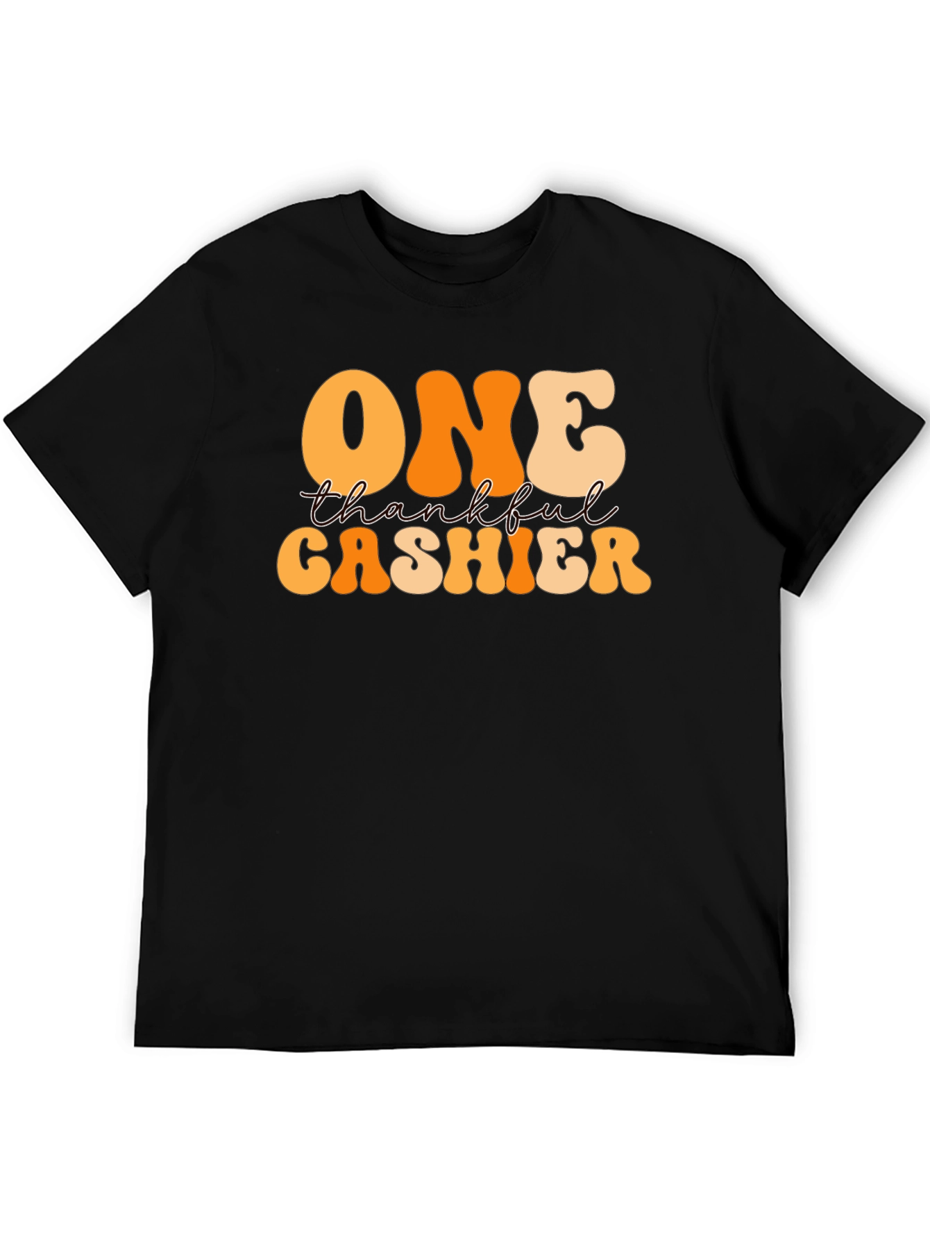 One Thankful Cashier Graphic T-Shirt