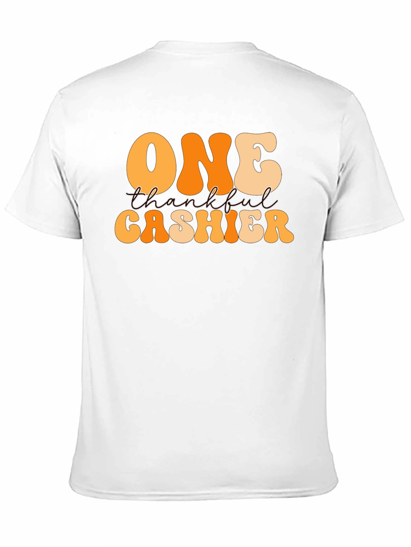 One Thankful Cashier Graphic T-Shirt