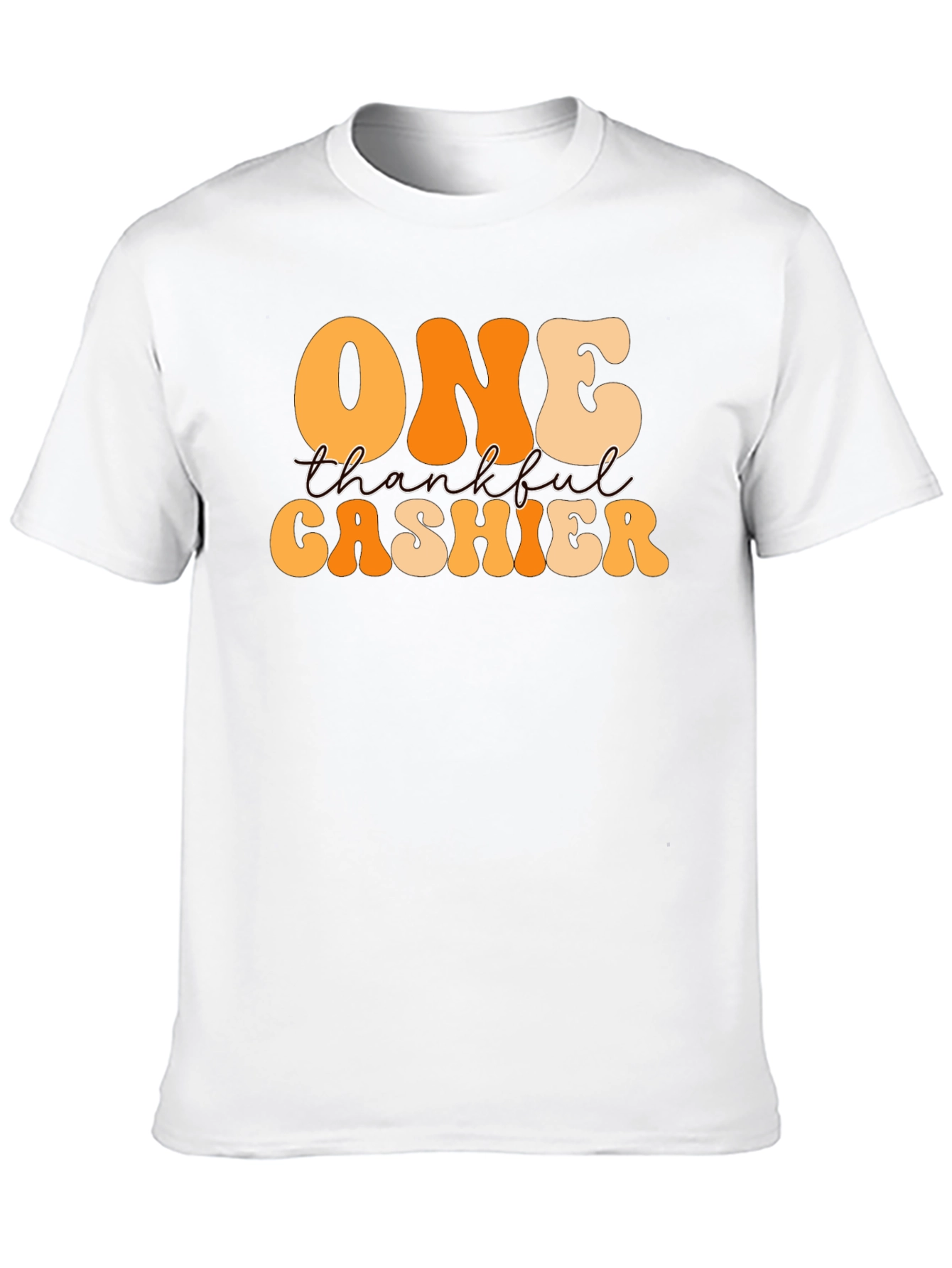 One Thankful Cashier Graphic T-Shirt