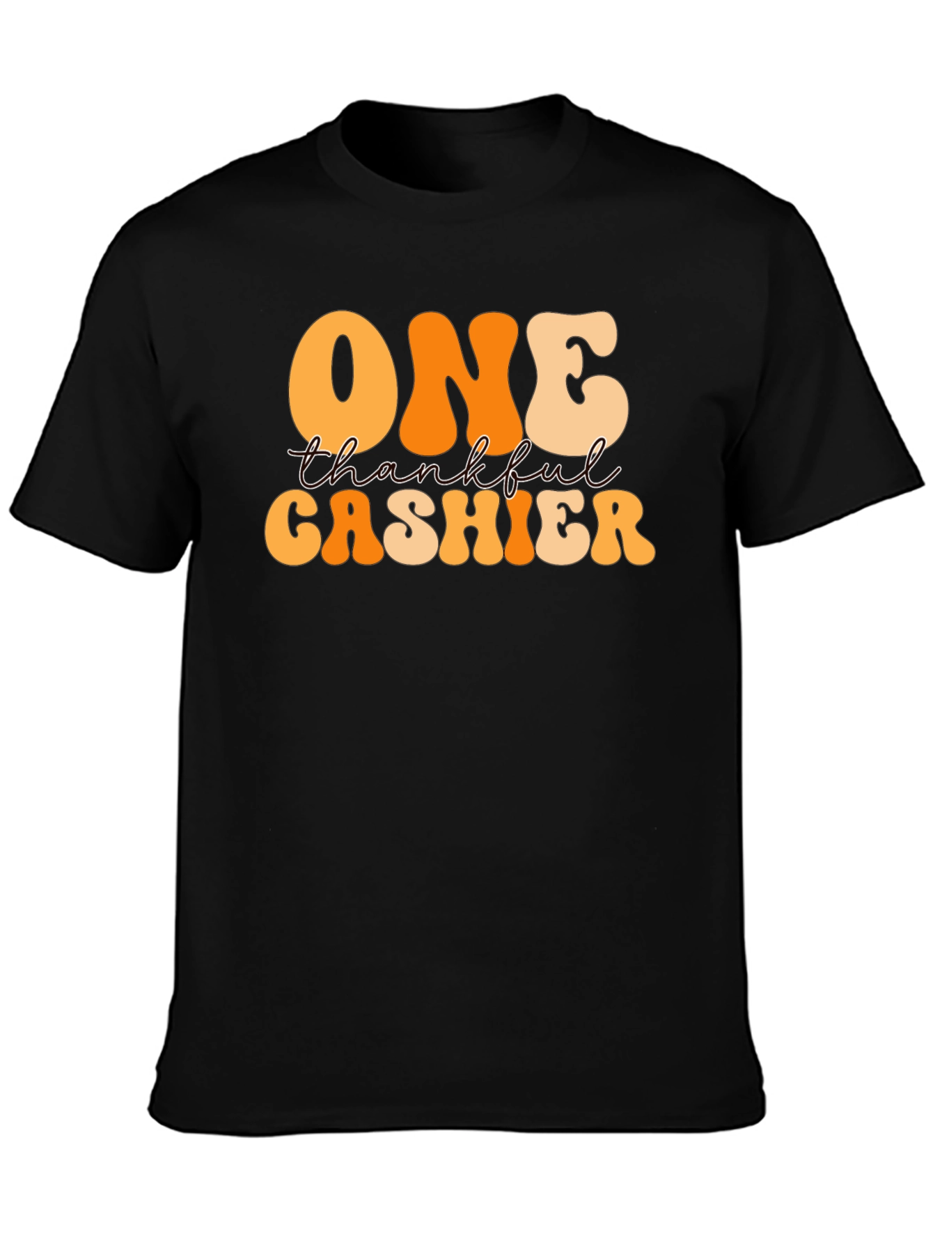 One Thankful Cashier Graphic T-Shirt