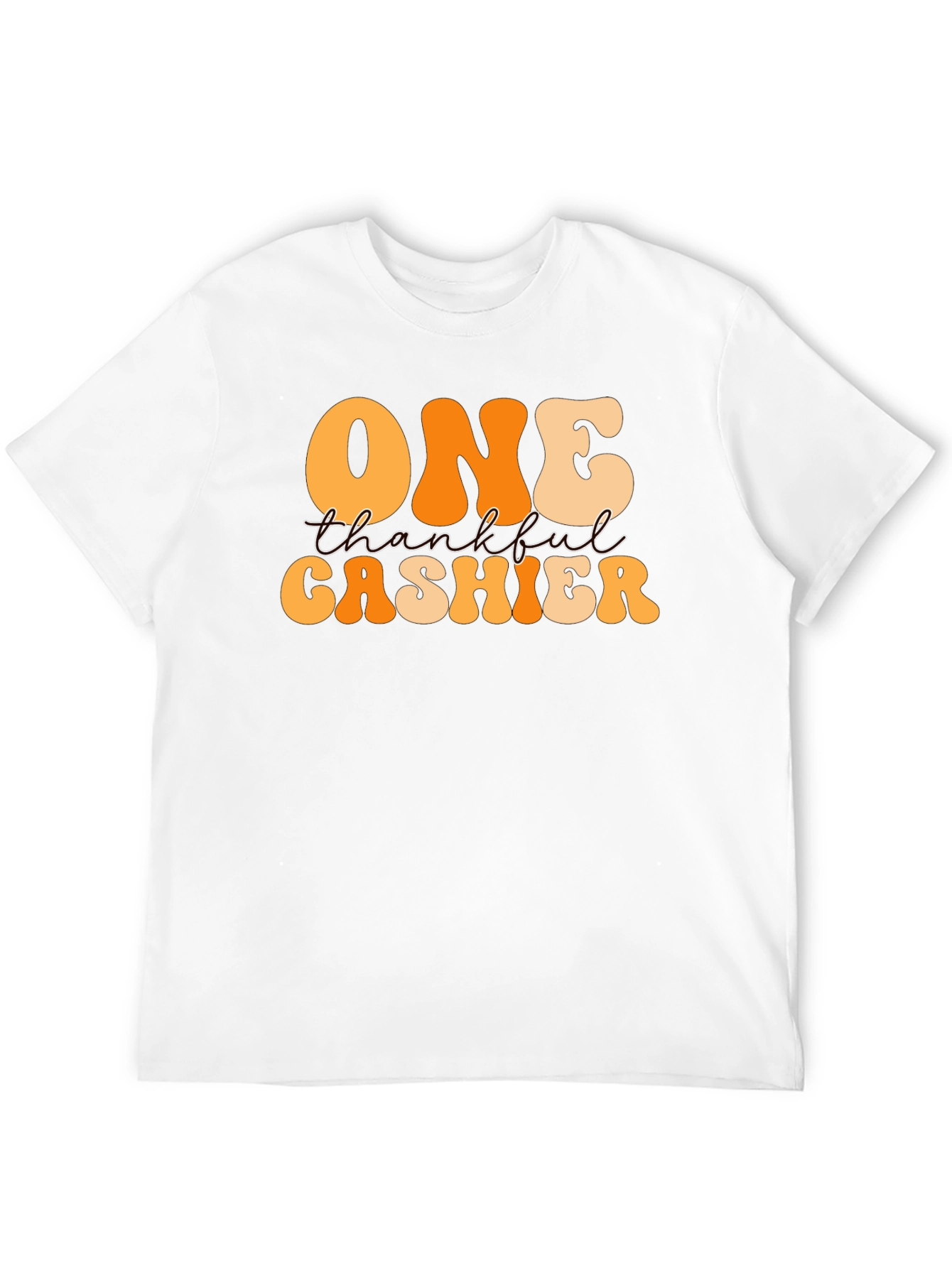 One Thankful Cashier Graphic T-Shirt