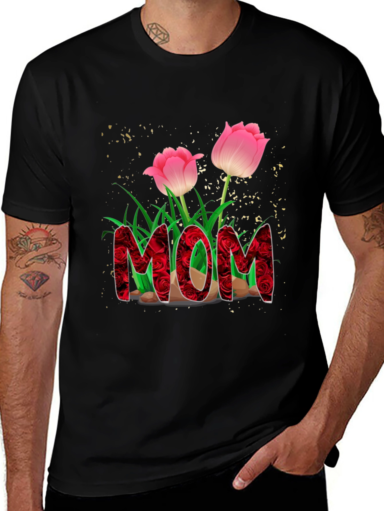 Floral Mom Graphic T-Shirt