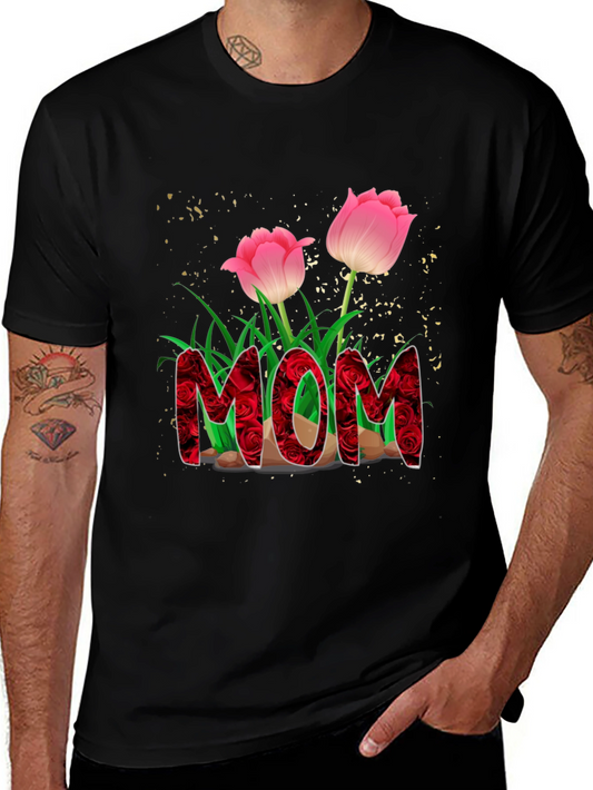Floral Mom Graphic T-Shirt