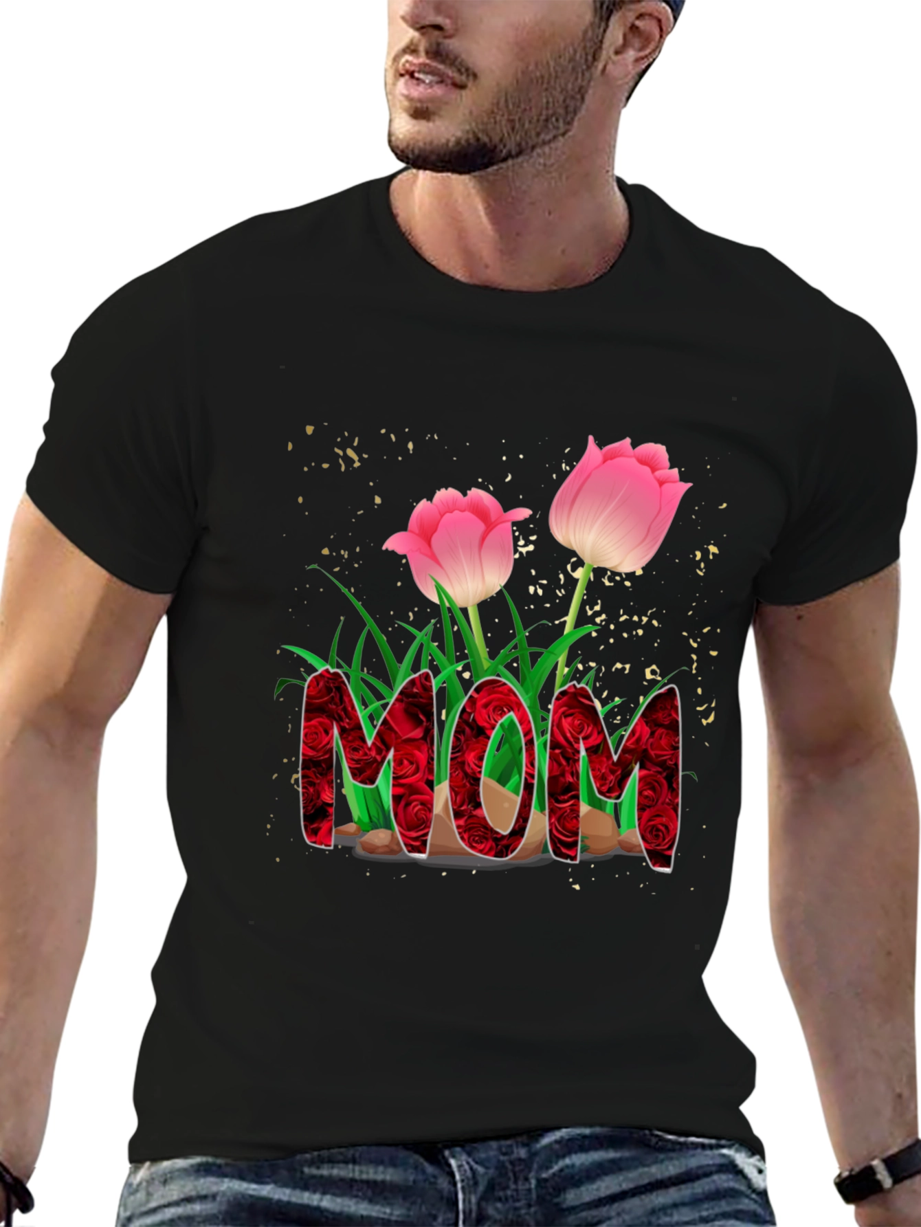 Floral Mom Graphic T-Shirt
