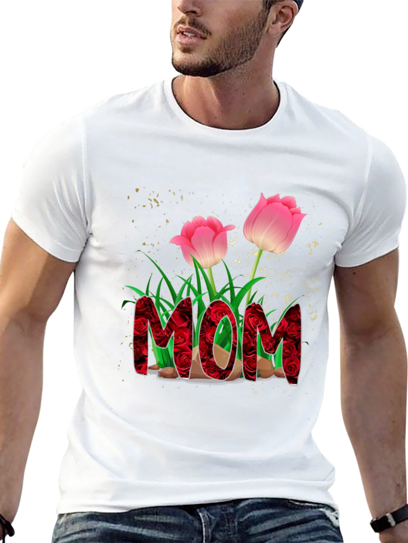 Floral Mom Graphic T-Shirt