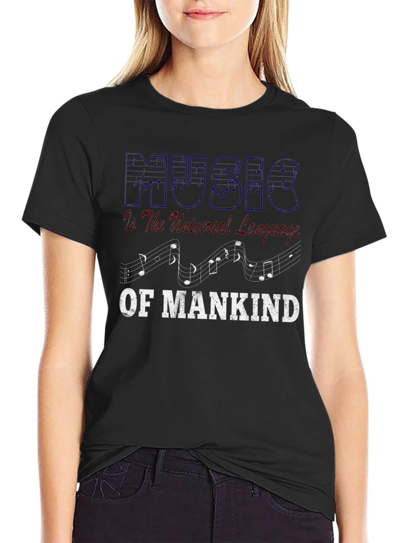 Music is the Universal Language Graphic Tee