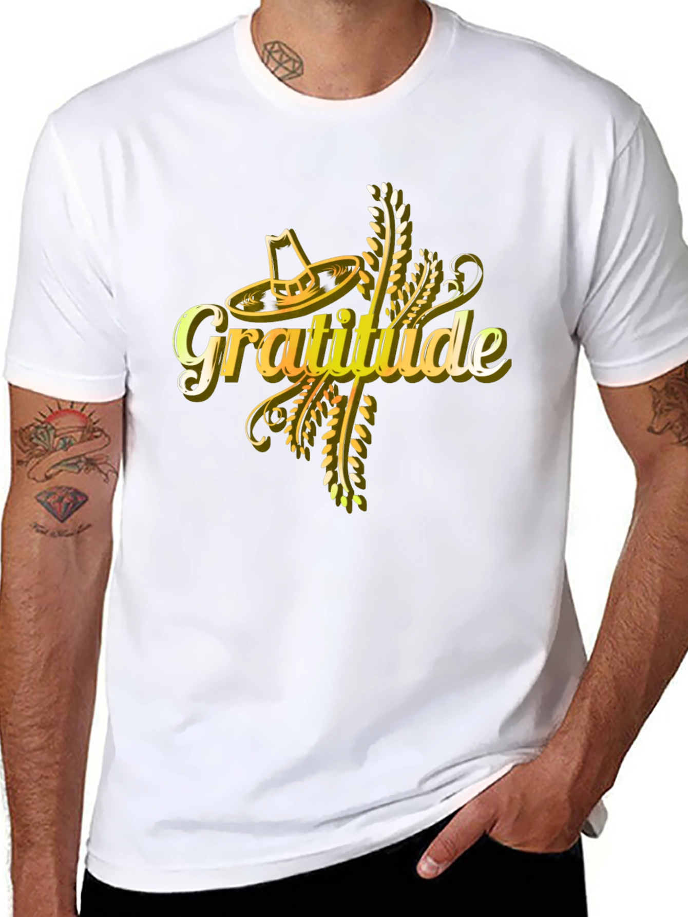 Gratitude Thanksgiving Graphic T-Shirt