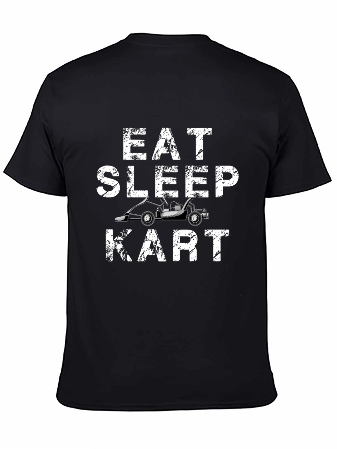 Eat Sleep Kart Black T-Shirt