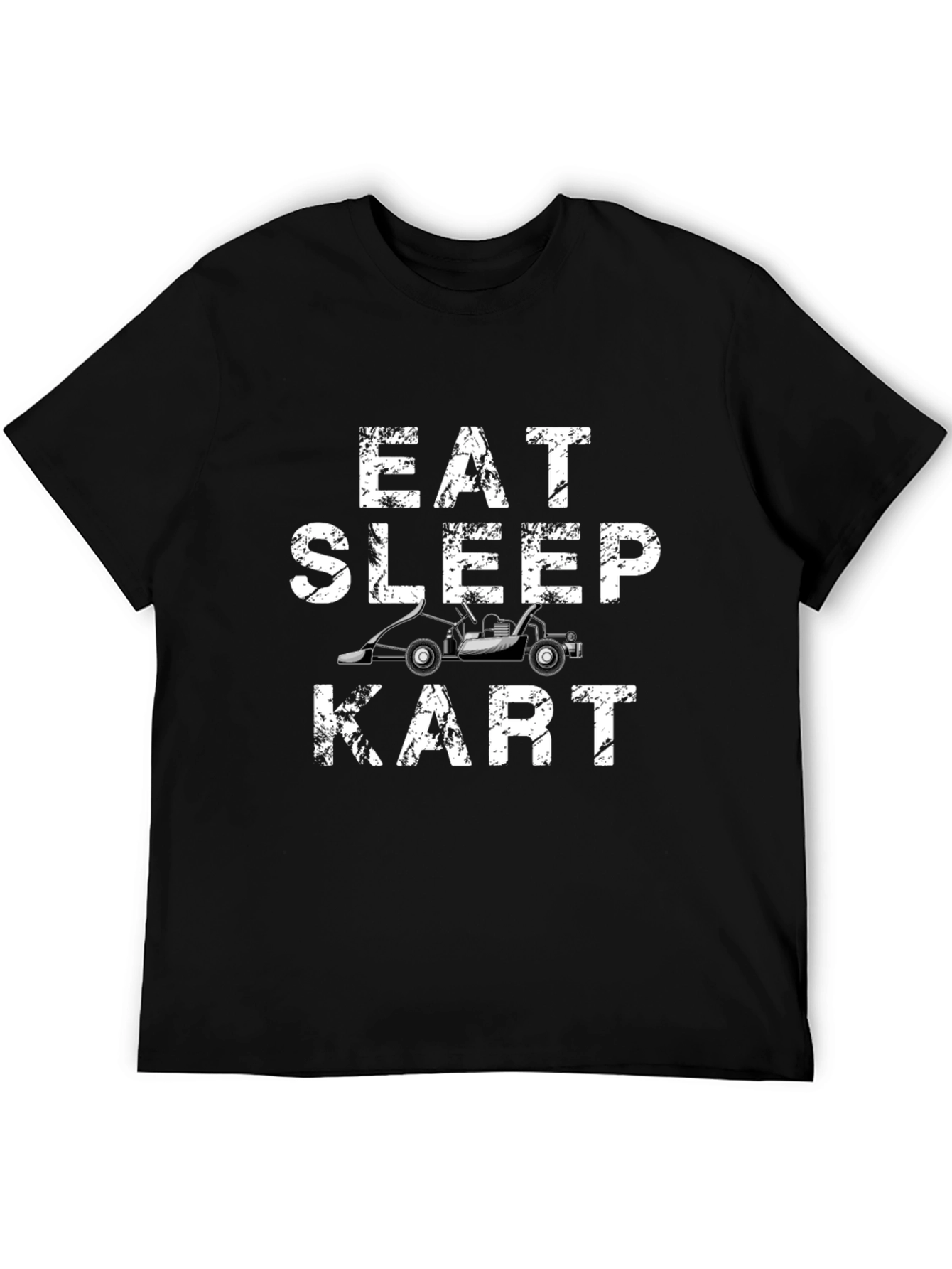 Eat Sleep Kart Black T-Shirt