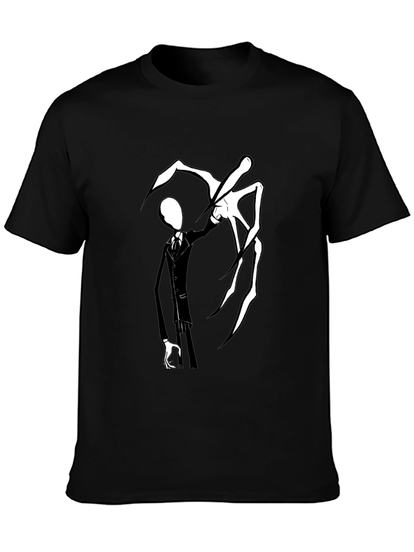 Slenderman Black Graphic Tee