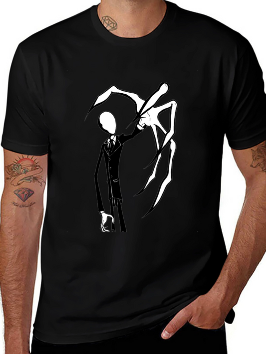 Slenderman Black Graphic Tee