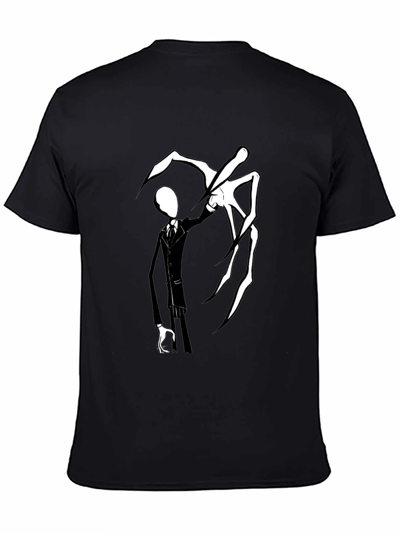 Slenderman Black Graphic Tee