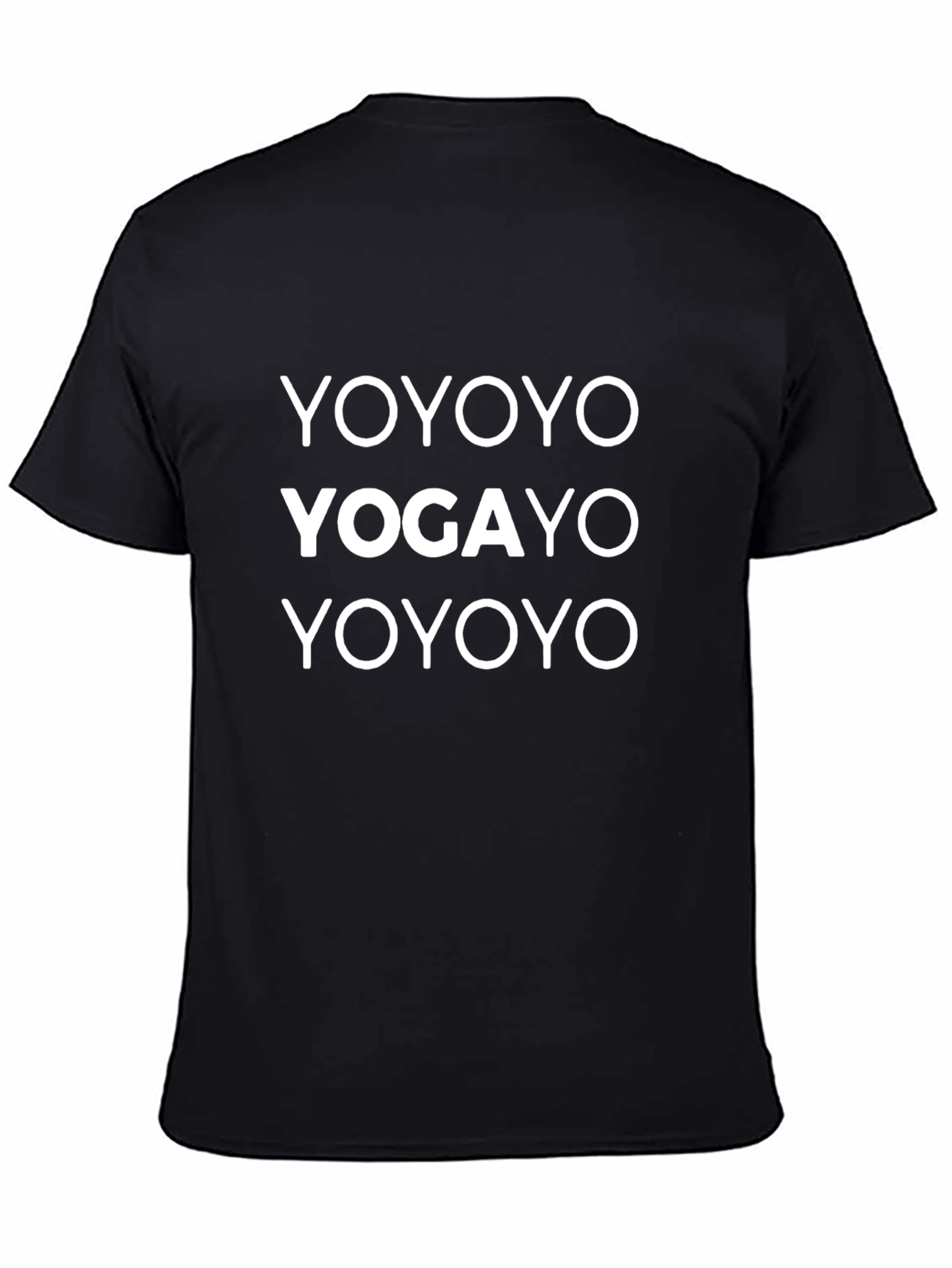 YoYoYo YogaYo YoYoYo Black T-Shirt