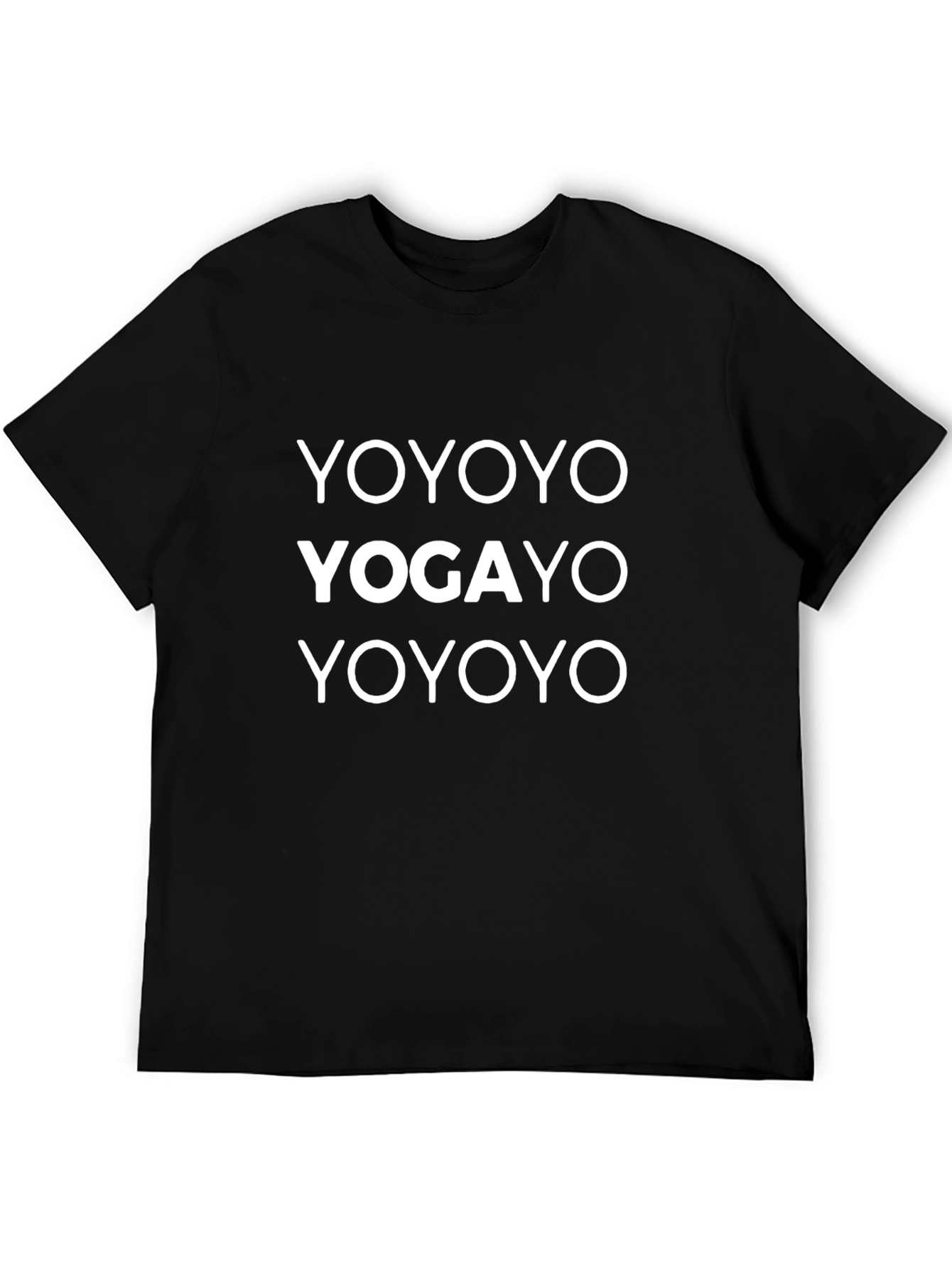 YoYoYo YogaYo YoYoYo Black T-Shirt