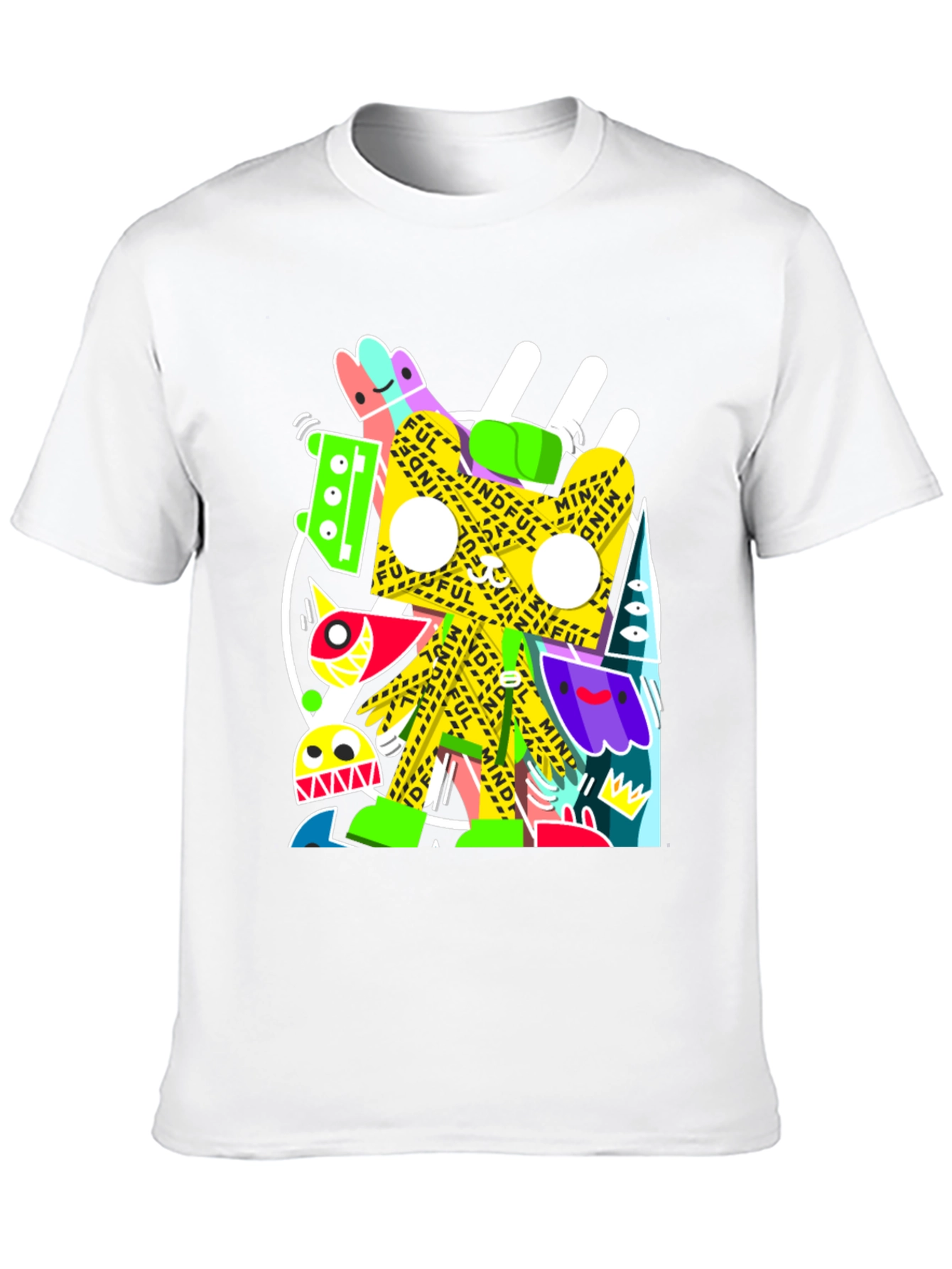 Mindful Doodles Graphic Tee - Black