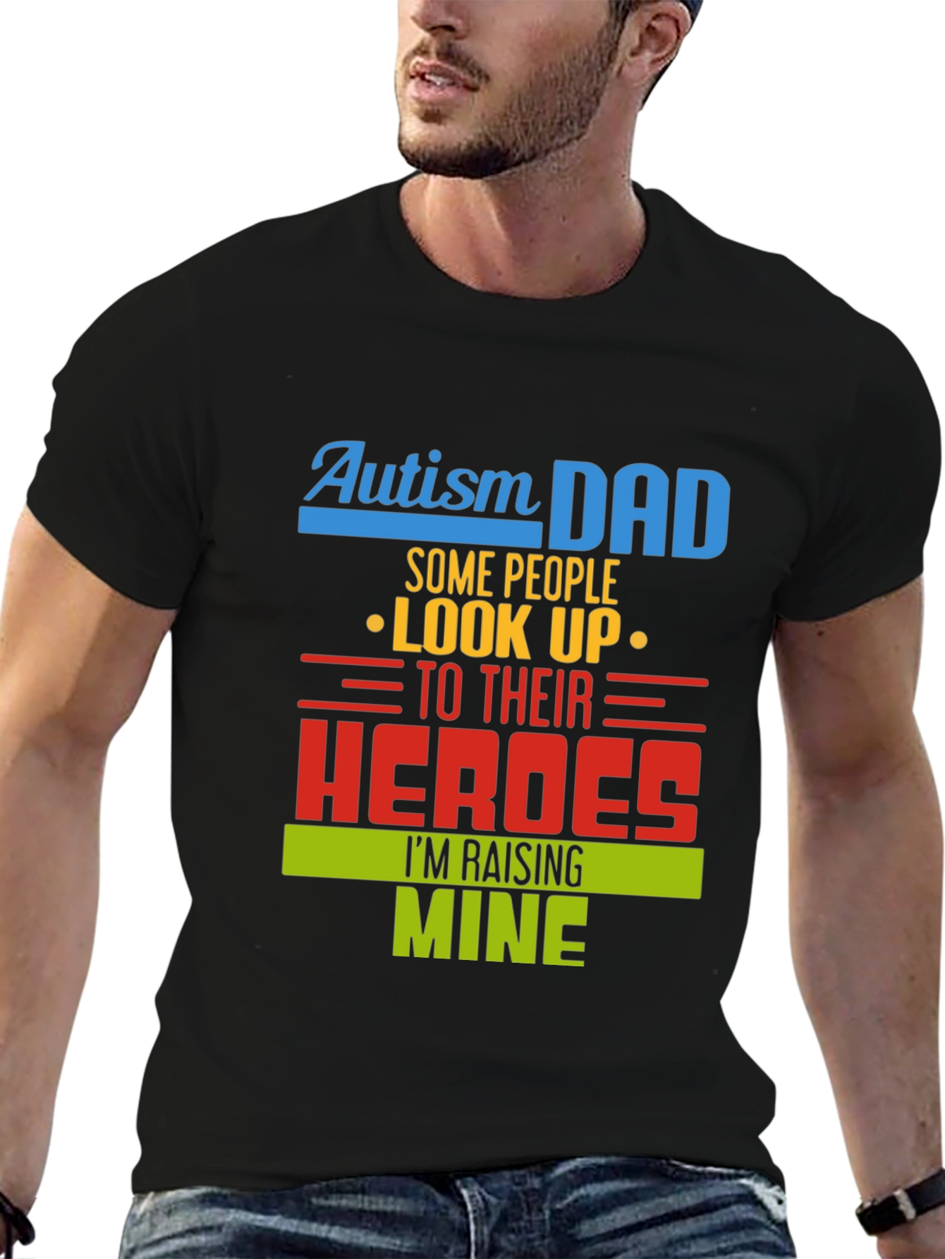 Autism Dad Heroes T-Shirt