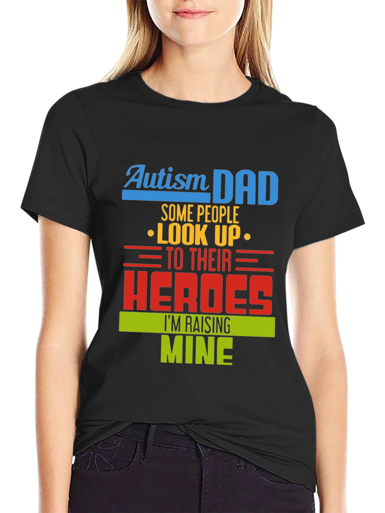 Autism Dad Heroes T-Shirt