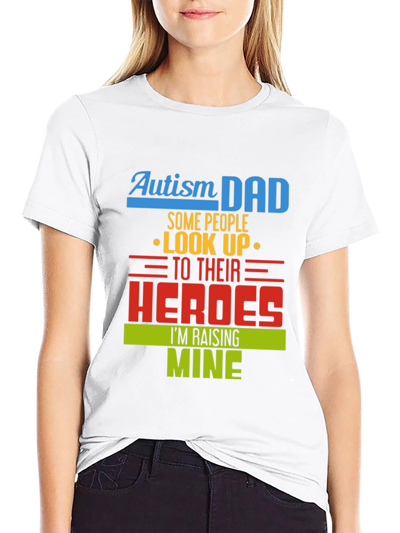 Autism Dad Heroes T-Shirt