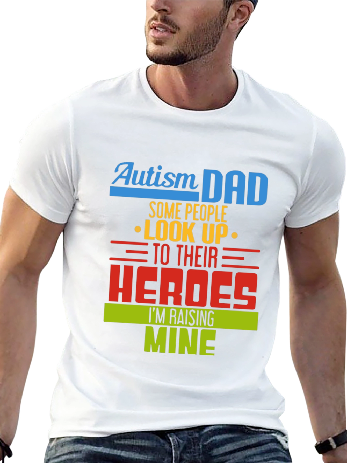 Autism Dad Heroes T-Shirt