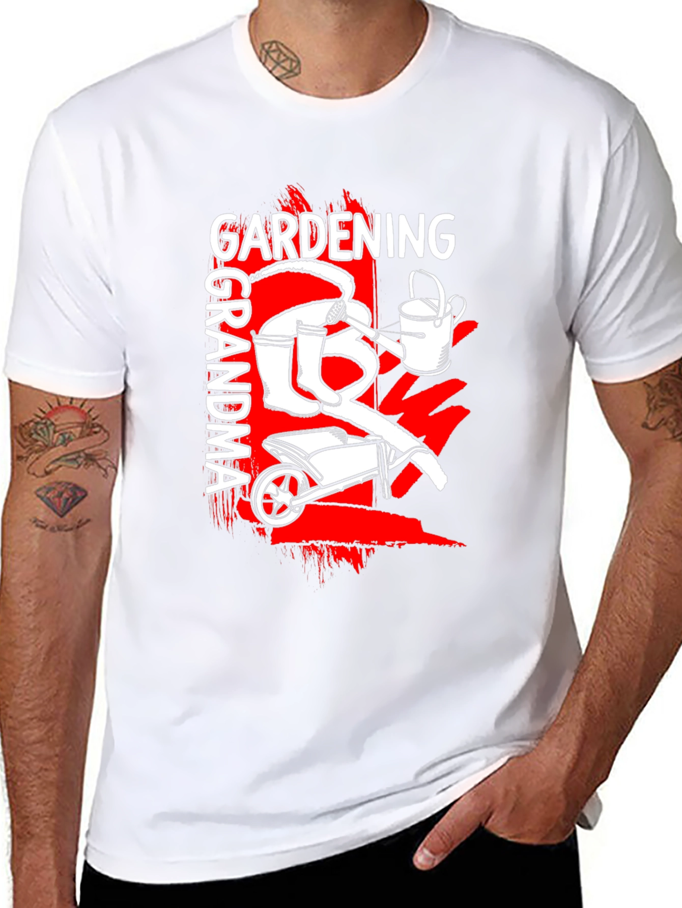 Gardening Grandma T-Shirt - Black