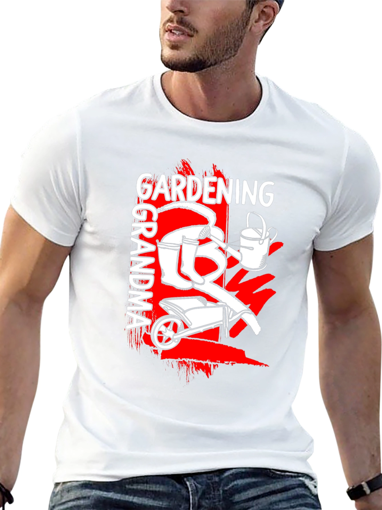 Gardening Grandma T-Shirt - Black