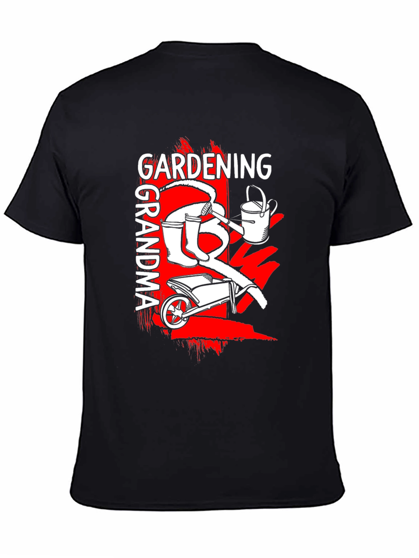 Gardening Grandma T-Shirt - Black
