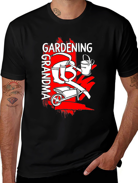 Gardening Grandma T-Shirt - Black