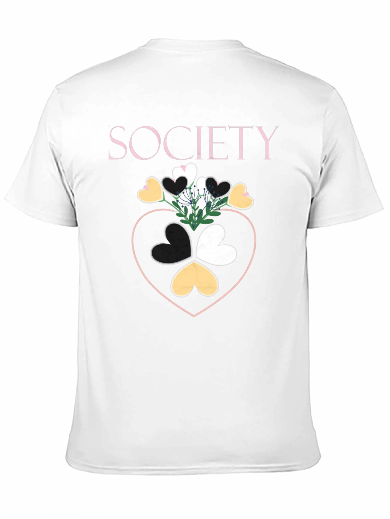 Society Heart Graphic Tee - Stylish Unisex T-Shirt