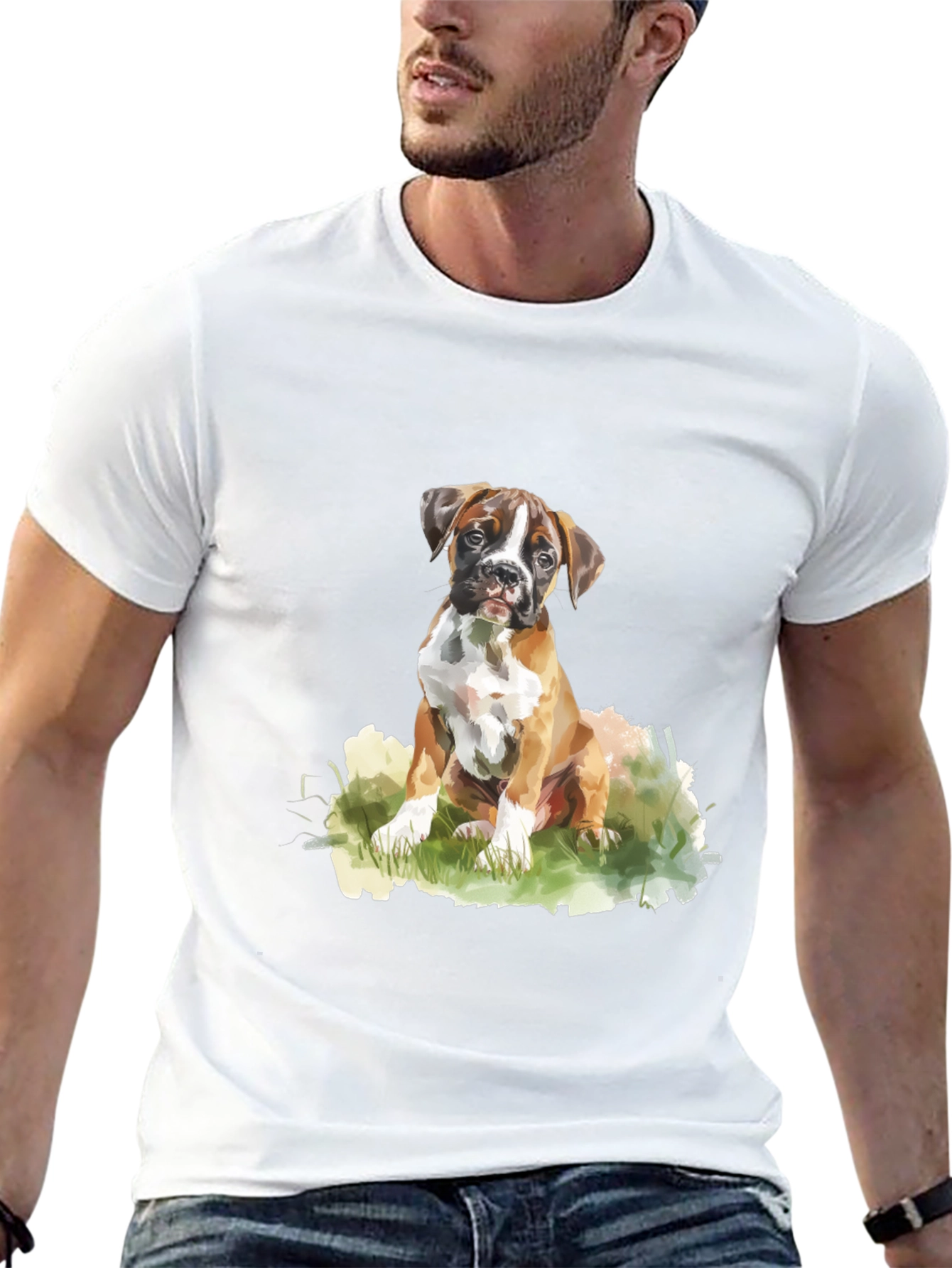 Boxer Puppy T-Shirt: Cute Dog Lover Tee