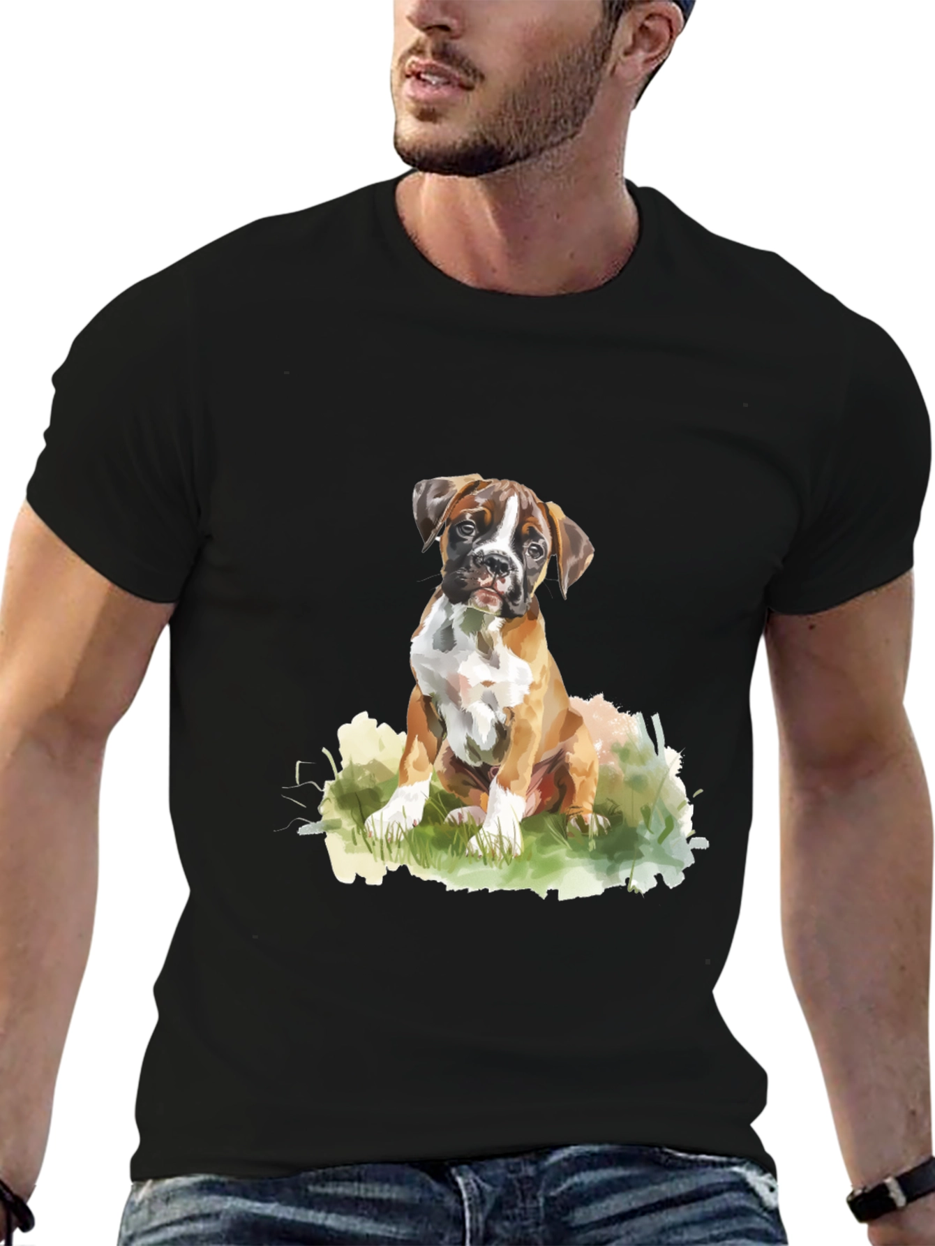 Boxer Puppy T-Shirt: Cute Dog Lover Tee
