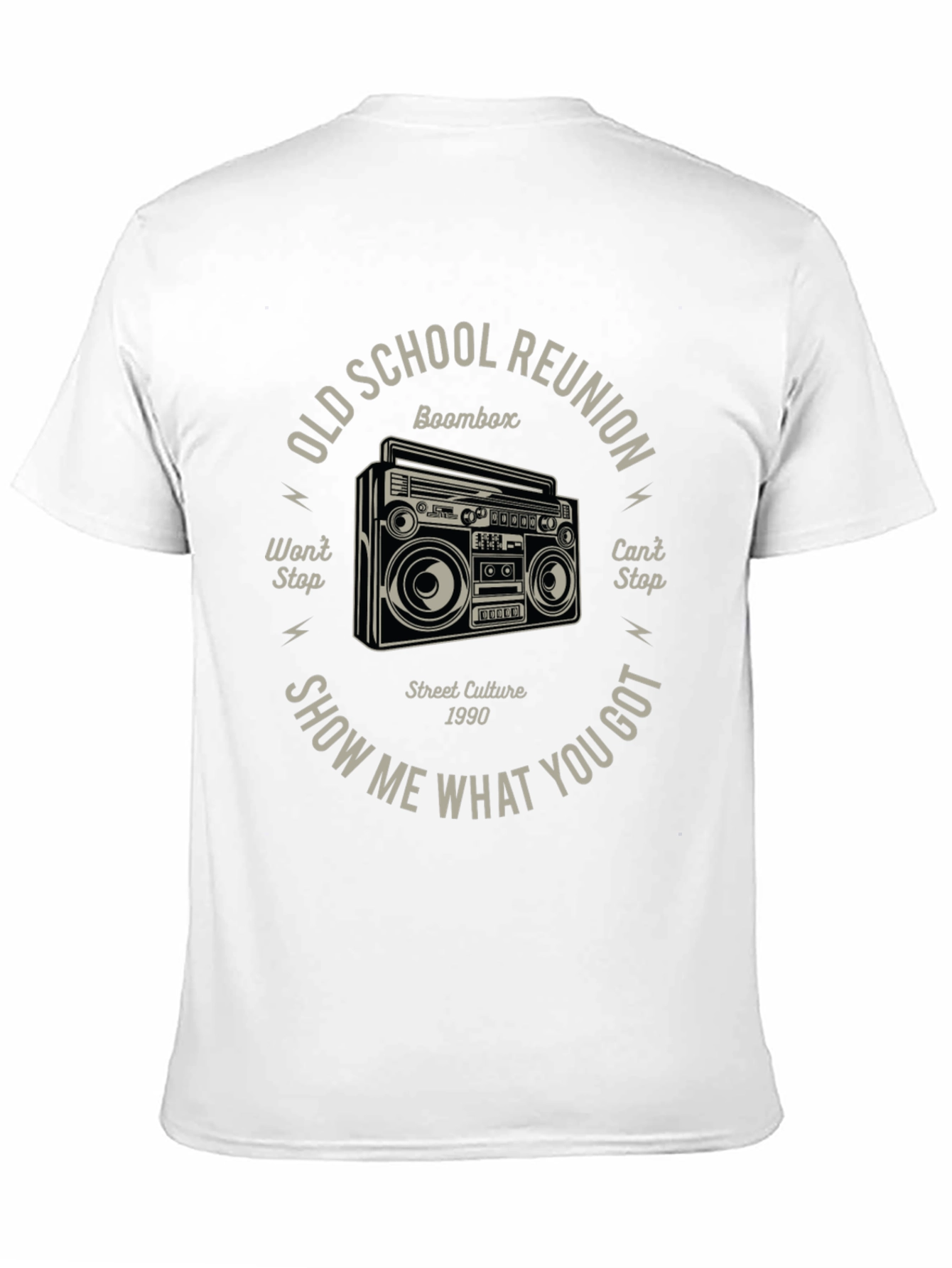 Old School Reunion Boombox Graphic Tee