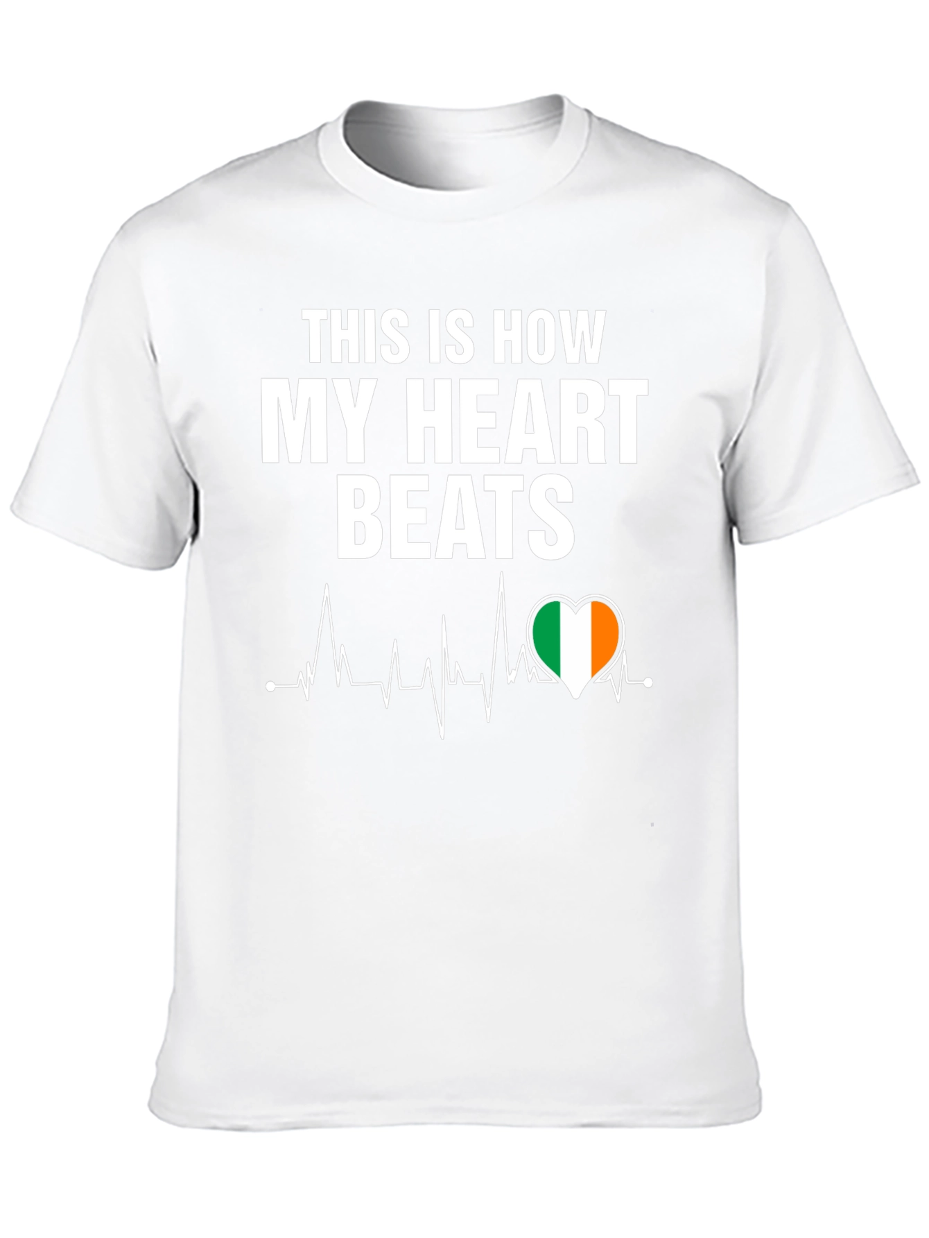 Irish Heartbeat T-Shirt - Ireland Pride