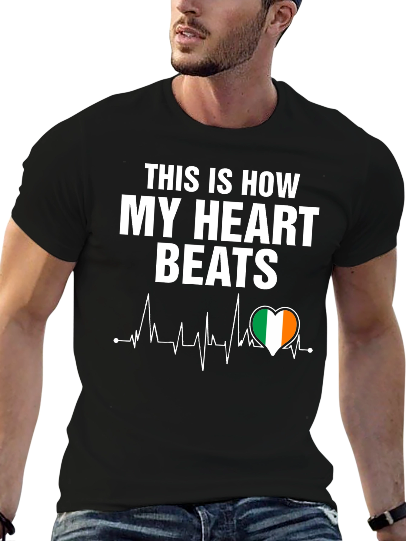 Irish Heartbeat T-Shirt - Ireland Pride