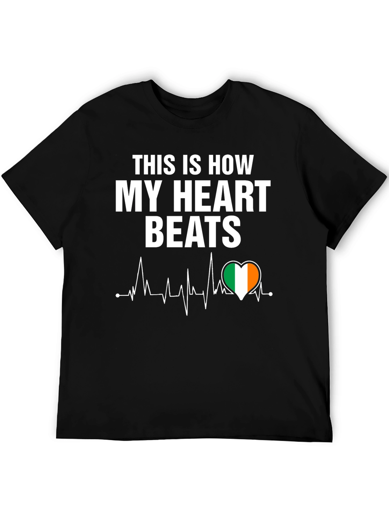 Irish Heartbeat T-Shirt - Ireland Pride