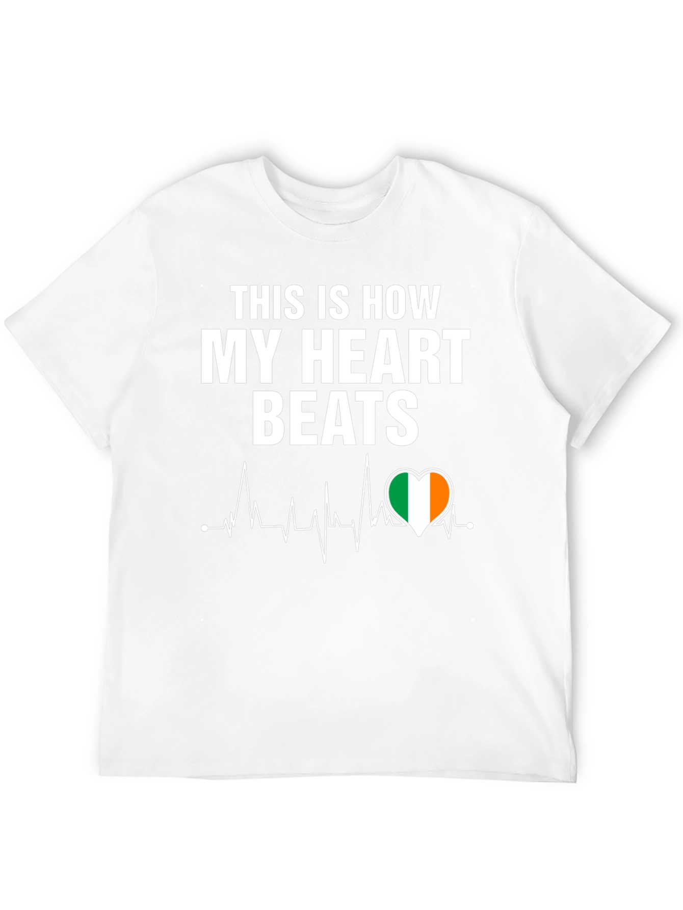 Irish Heartbeat T-Shirt - Ireland Pride